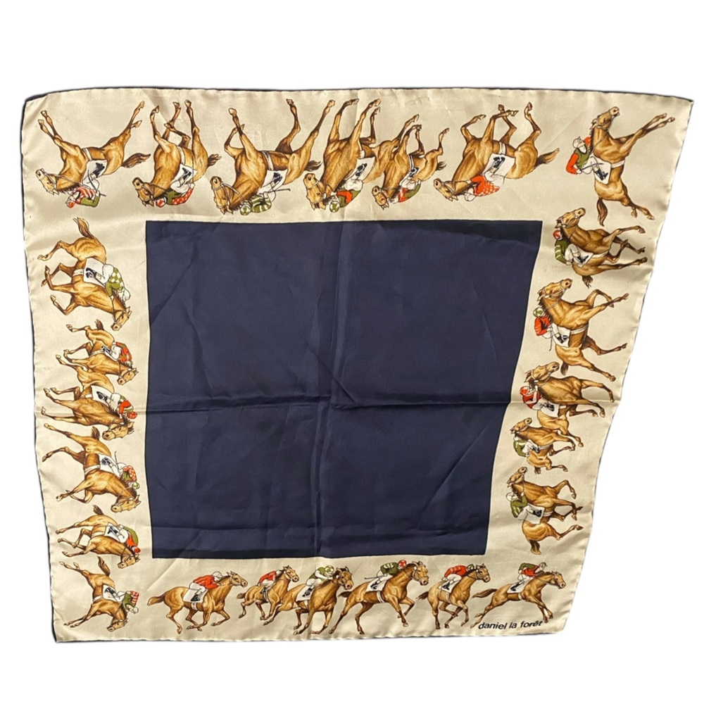 Daniel La Forêt Equestrian Silk Scarf